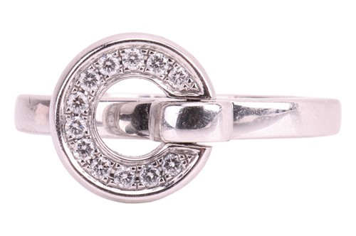 Lot Boodles - a ‘Roulette’ diamond-set flip ring,...