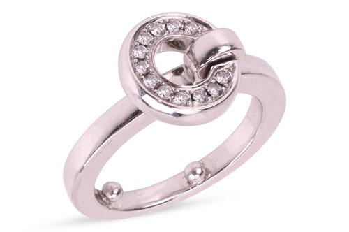 Lot Boodles - a ‘Roulette’ diamond-set flip ring,...