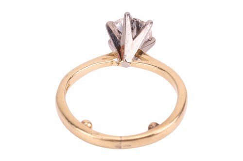 Lot 113 - A diamond solitaire ring, featuring a round...