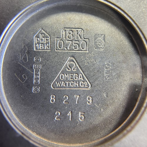 Lot 208 - Omega – 18ct White Gold De Ville Wristwatch...