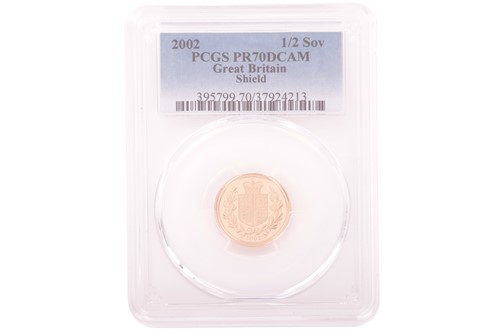 Lot 140 - An Elizabeth II 2002 Half Sovereign,...