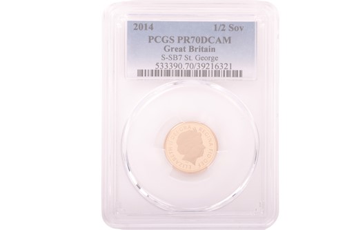 Lot 152 - An Elizabeth II 2014 Half Sovereign, crowned...