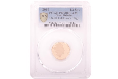 Lot 155 - An Elizabeth II 2016 Half Sovereign, produced...