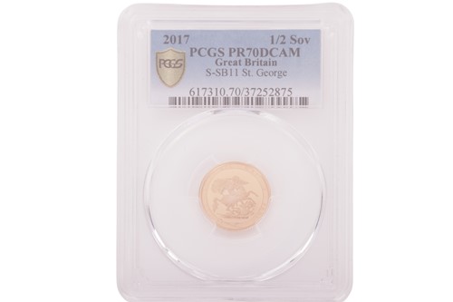 Lot 156 - An Elizabeth II 2017 Half Sovereign,...