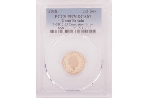 Lot 158 - An Elizabeth II 2018 'Coronation Privy' Half...