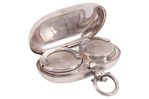 Lot 166 - An Edward VII silver Sovereign case,...