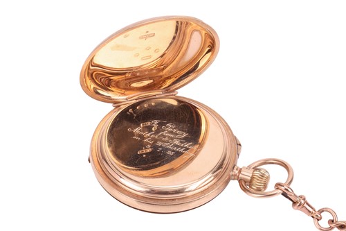 Lot W. Benson – A 9ct Gold Full Hunter Pocket...