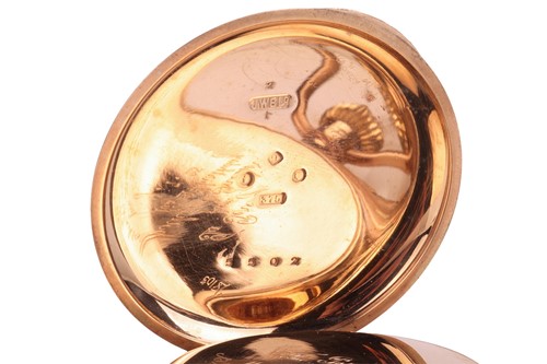 Lot W. Benson – A 9ct Gold Full Hunter Pocket...