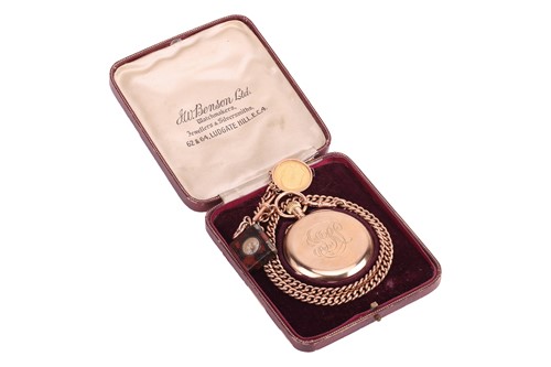 Lot W. Benson – A 9ct Gold Full Hunter Pocket...