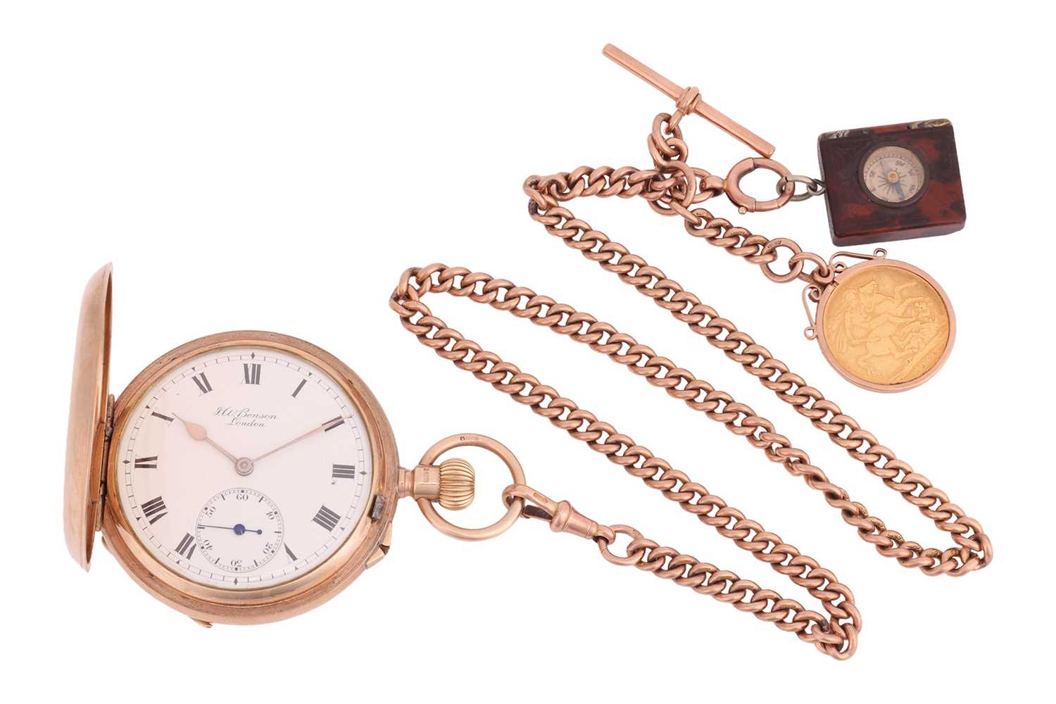 Lot W. Benson – A 9ct Gold Full Hunter Pocket...