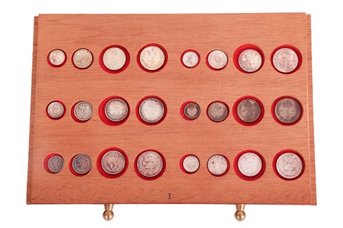 Lot 157 - A complete set of Maundy money, dating from...