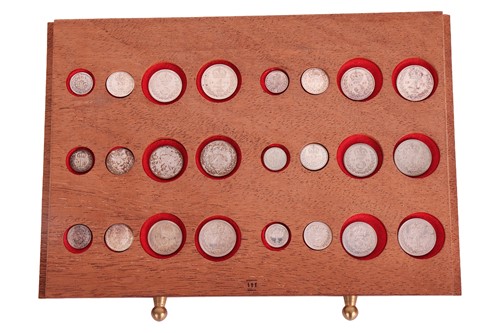 Lot 157 - A complete set of Maundy money, dating from...