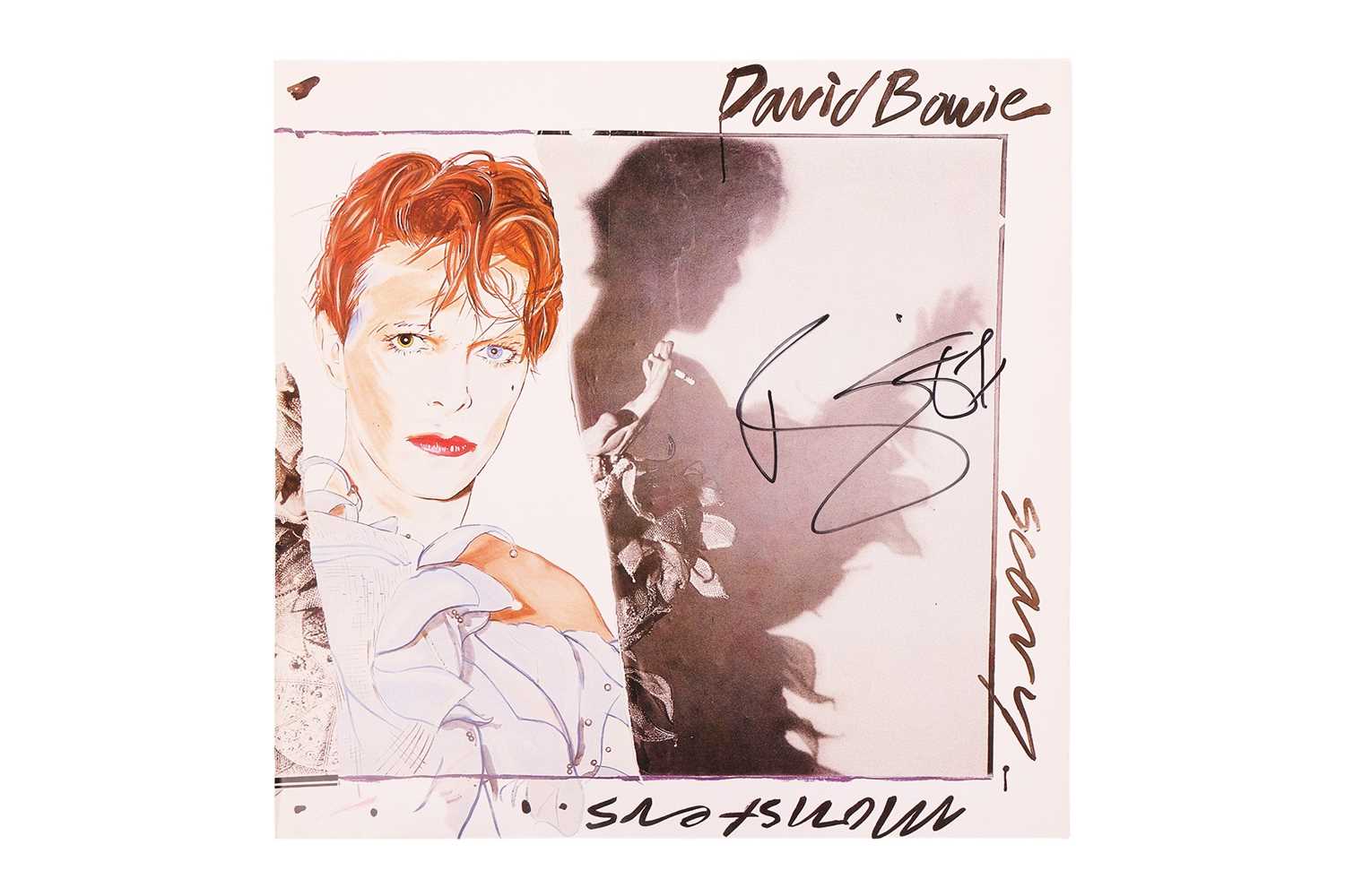 Lot David Bowie: a signed copy of the 1980 Scary...
