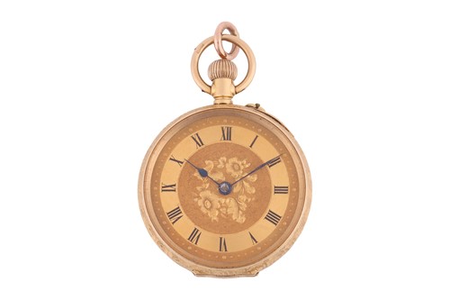 Lot 217 - An 18ct Gold Open Face Pocket Watch Serial:...