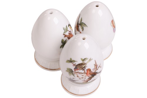 Lot An extensive Herend China Rothschild Bird...