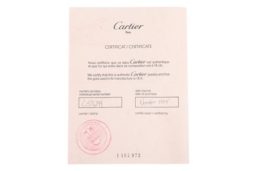 Lot Cartier - a 'LOVE' bangle, composed of two...