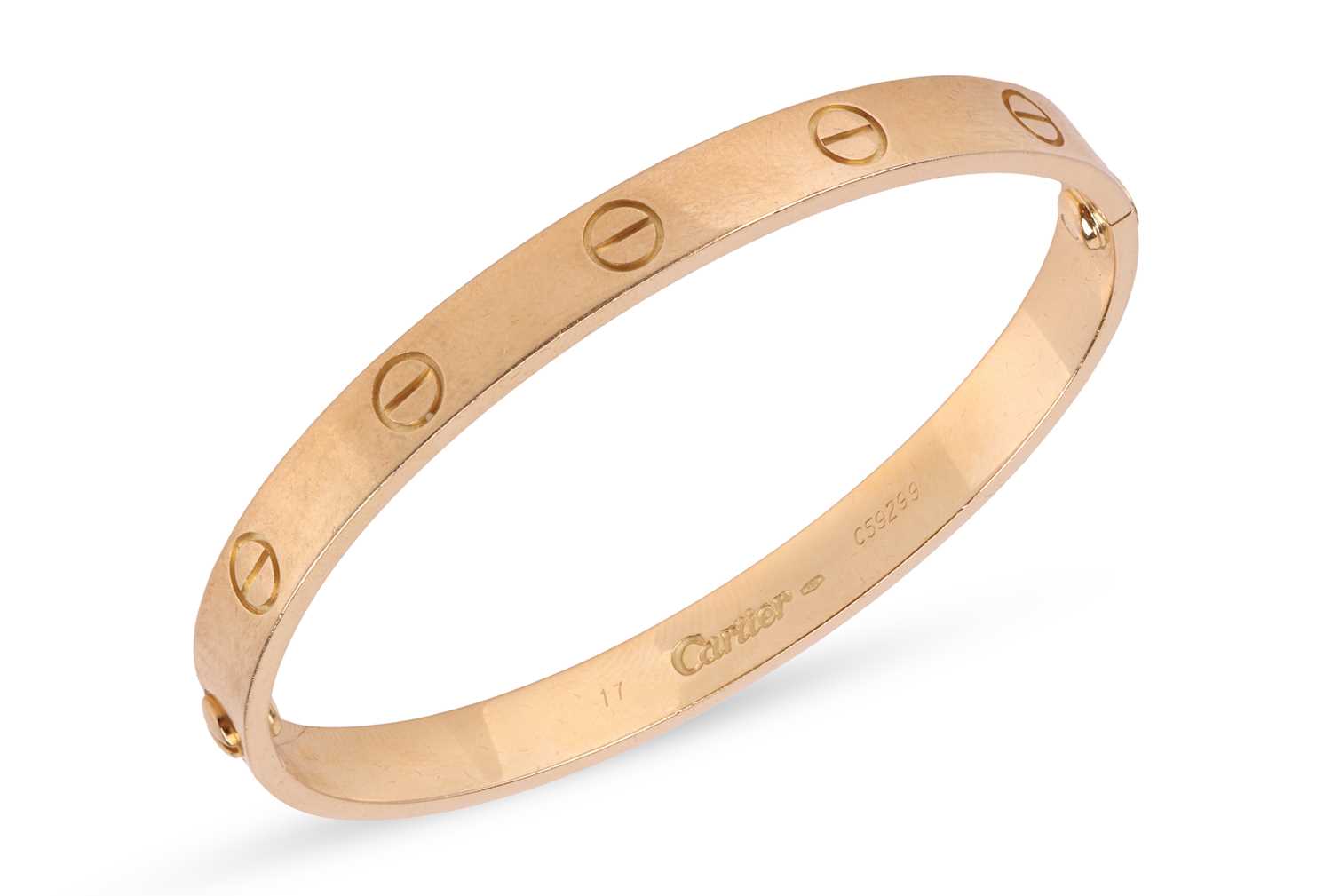 Lot Cartier - a 'LOVE' bangle, composed of two...