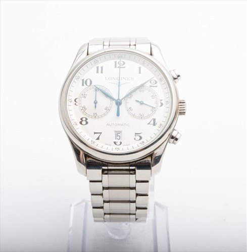 Lot 326 - A Longines stainless steel automatic...