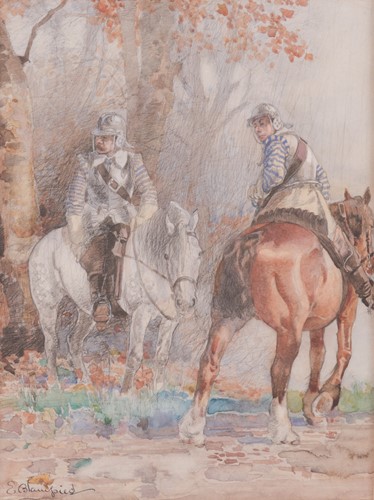 Lot 14 - Edmund Blampied (British 1886-1966) Roundheads...