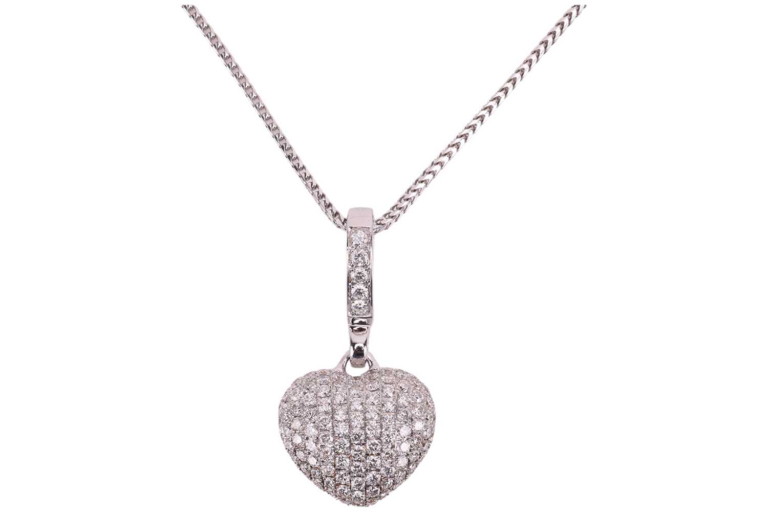 Lot 188 - Theo Fennell - A diamond-set ‘Art heart...