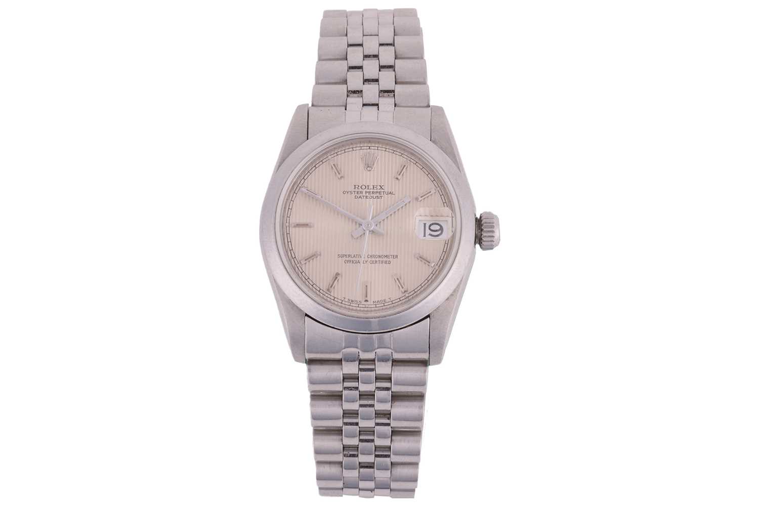 Lot 209 - Rolex – Datejust with Tapestry Dial Reference:...
