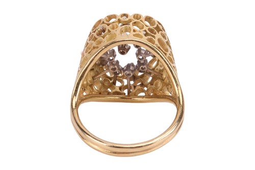 Lot John Donald - A 'crown' ring, designed as an...