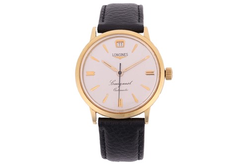 Lot Longines – 18ct Gold Conquest Automatic...