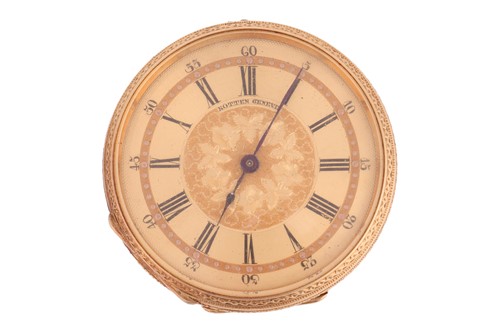Lot 219 - An ‘18K’ Open Face Pocket Watch Serial: 103033...