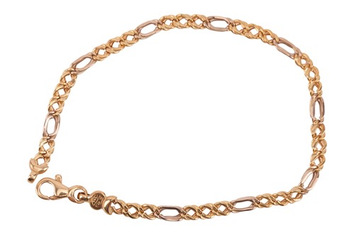 Lot 36 - A two-toned pendant on chain, together with a...