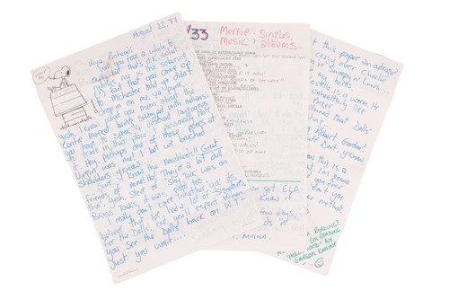 Lot 51 - Steven Morrissey (b.1959), songwriter and...