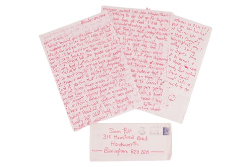 Lot 62 - Steven Morrissey (b.1959), songwriter and...