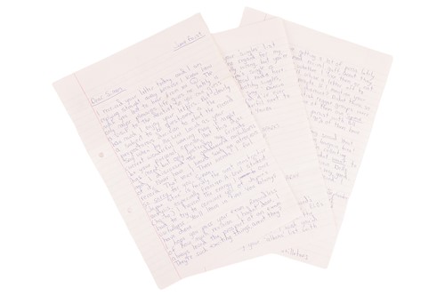 Lot 65 - Steven Morrissey (b.1959), songwriter and...